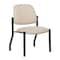 Boss Guest Chair, Black Back, 24-1/2 in W 22" L 32-1/2" H, Armless, Vinyl Seat B9595AM-BK - alternate 1